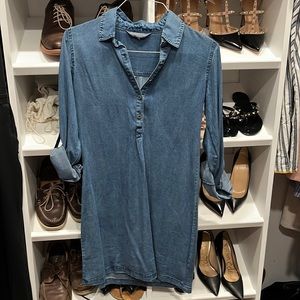 Jean shirt dress size XS